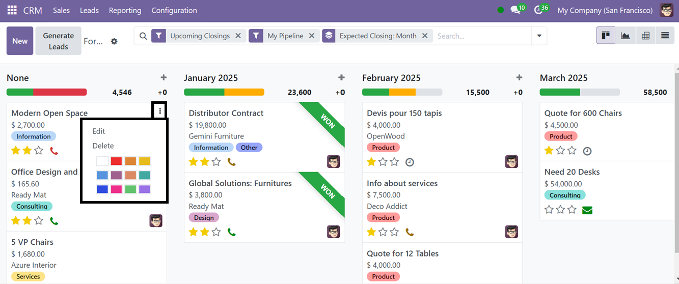 Pipeline & Kanban Board