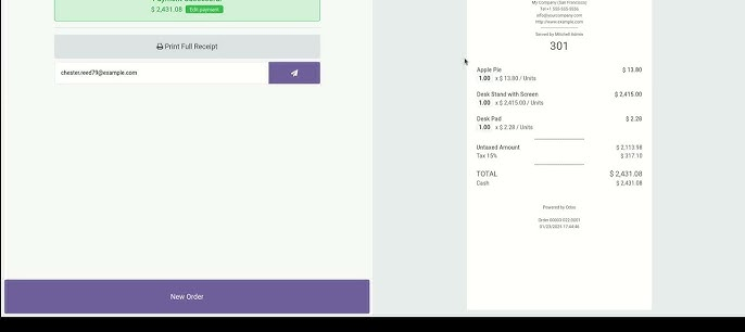 Payment & Receipt Processing